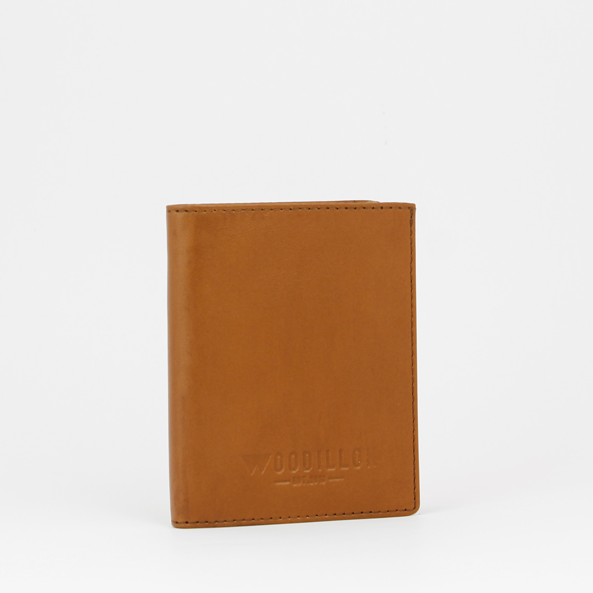 Portafoglio smart 72, cognac senza elastico, Woodillon