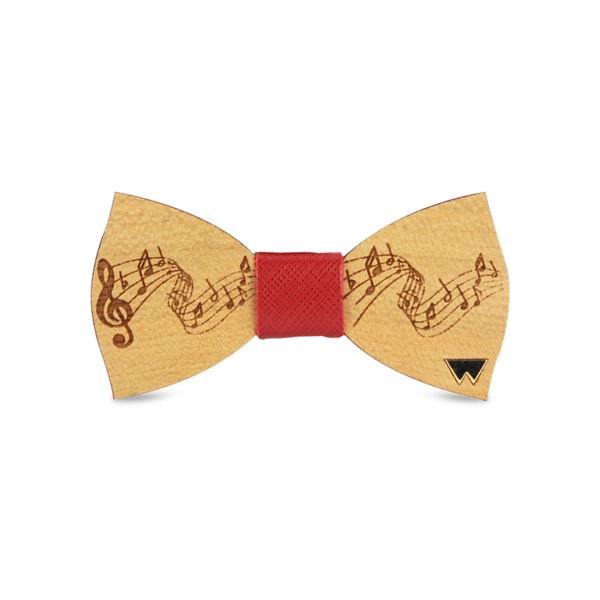 Personalizzazione papillon in legno