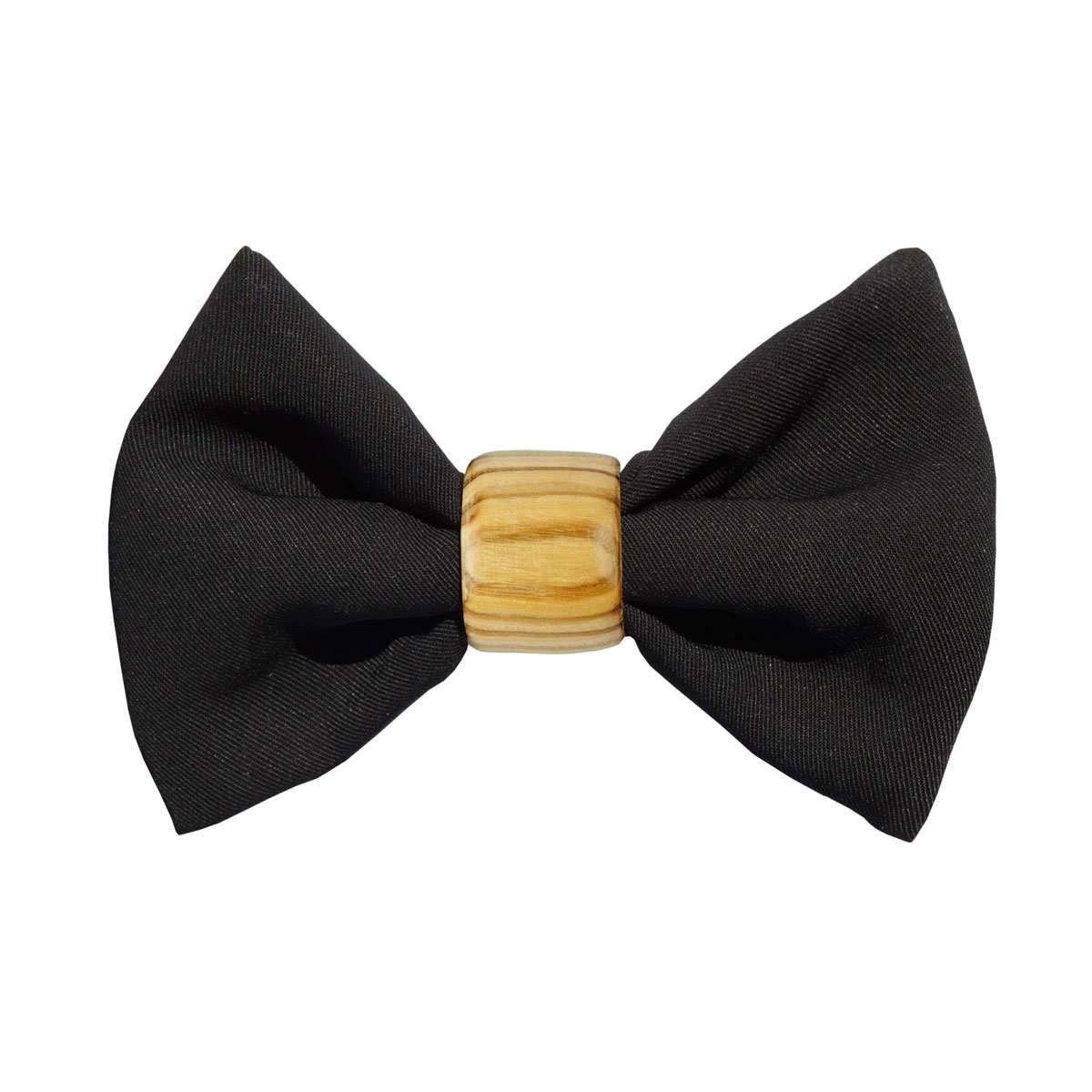 WOODILLON - Total Black Fabric Bow Tie