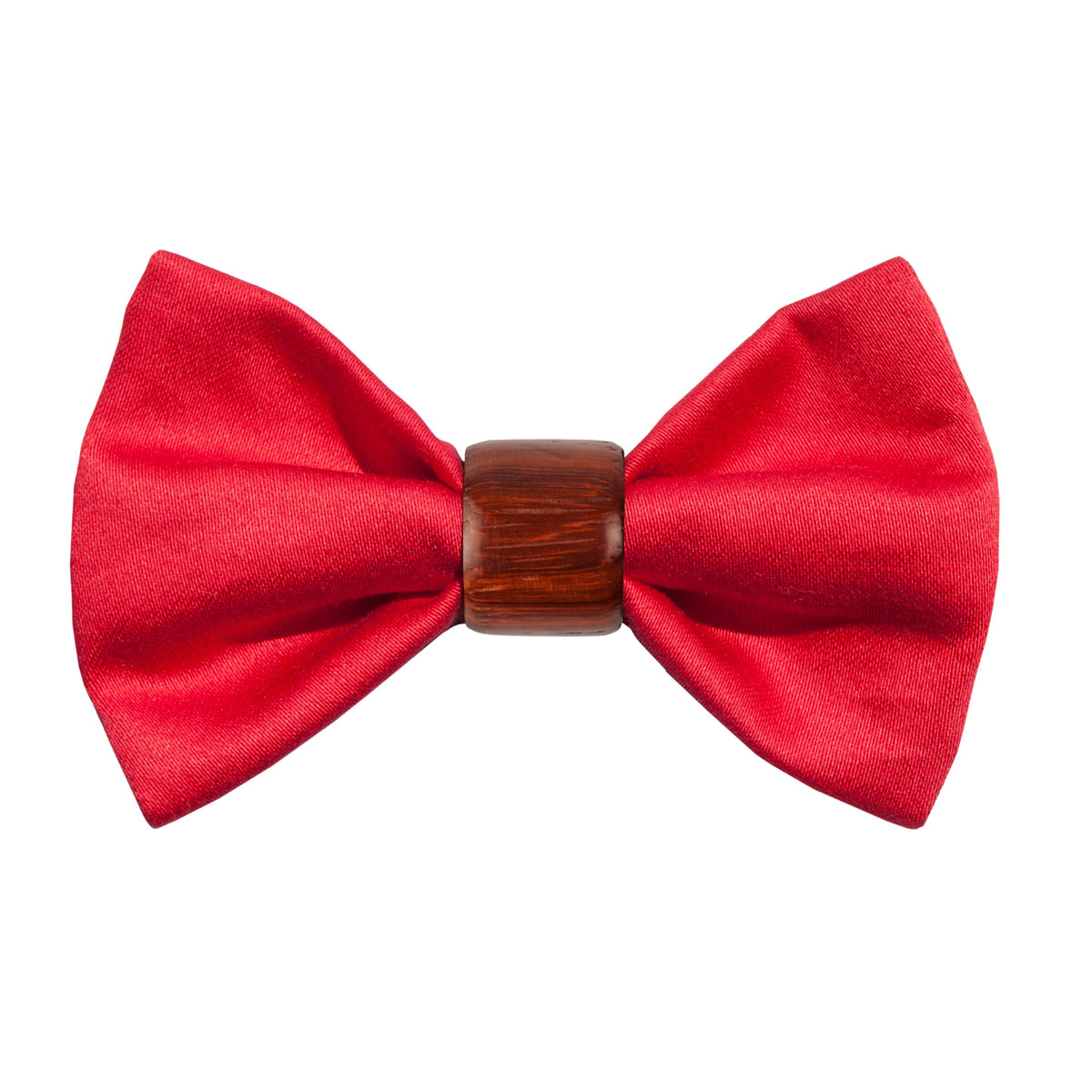 WOODILLON - Red Passion Fabric Bow Tie