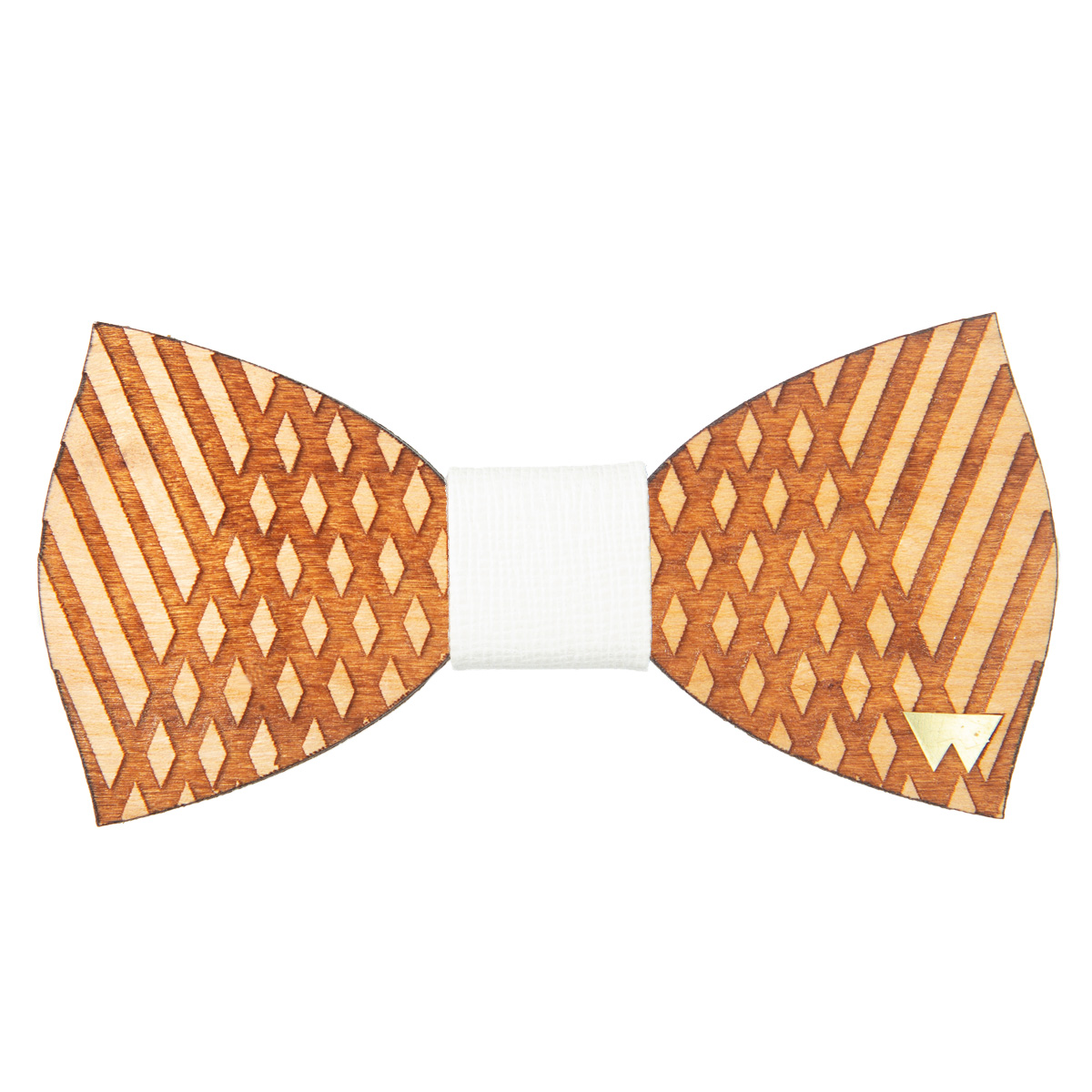 WOODILLON - Papillon in legno Oro