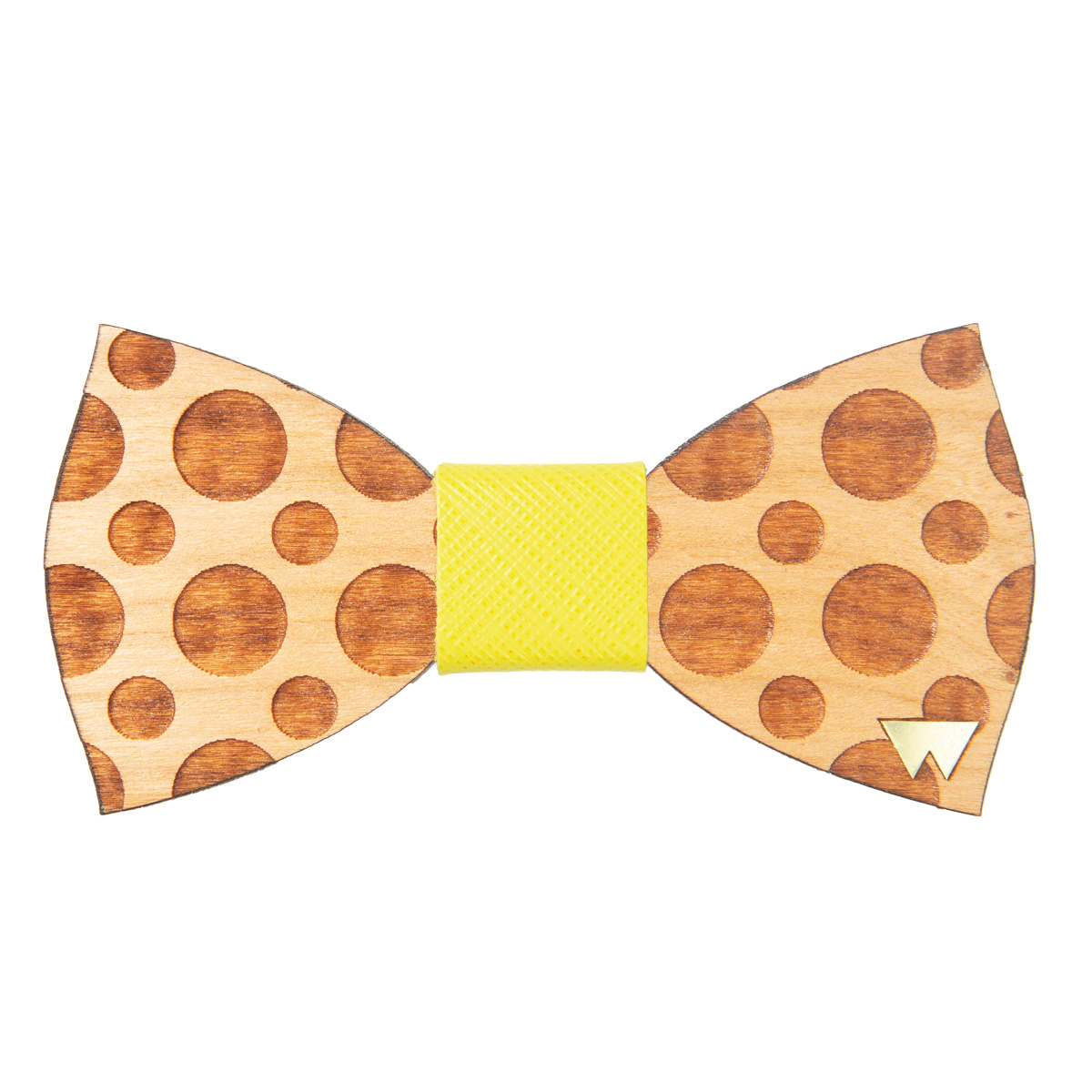 WOODILLON - Polka Dot Wooden Bow Tie