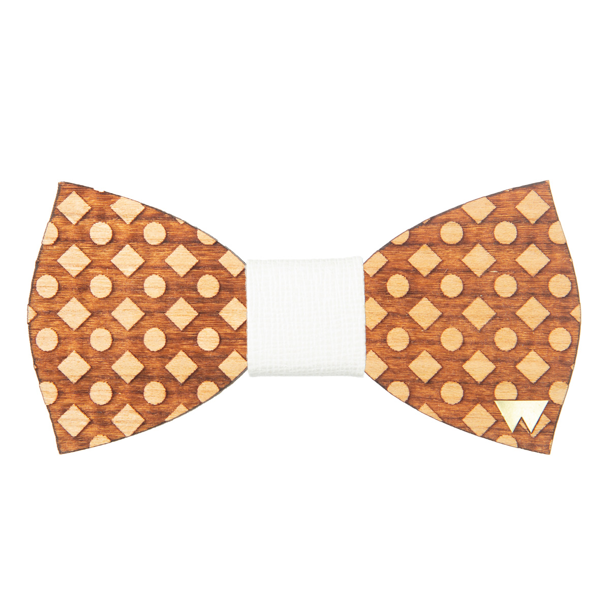 WOODILLON - Rhombus Wooden Bow Tie