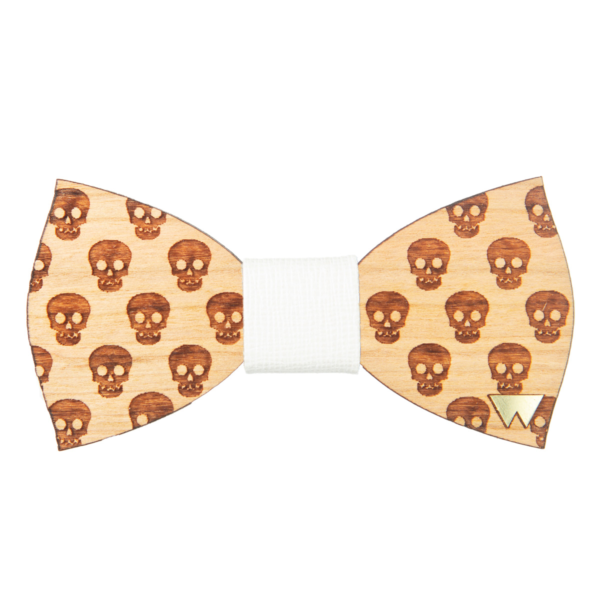 WOODILLON - Papillon in legno Skulls