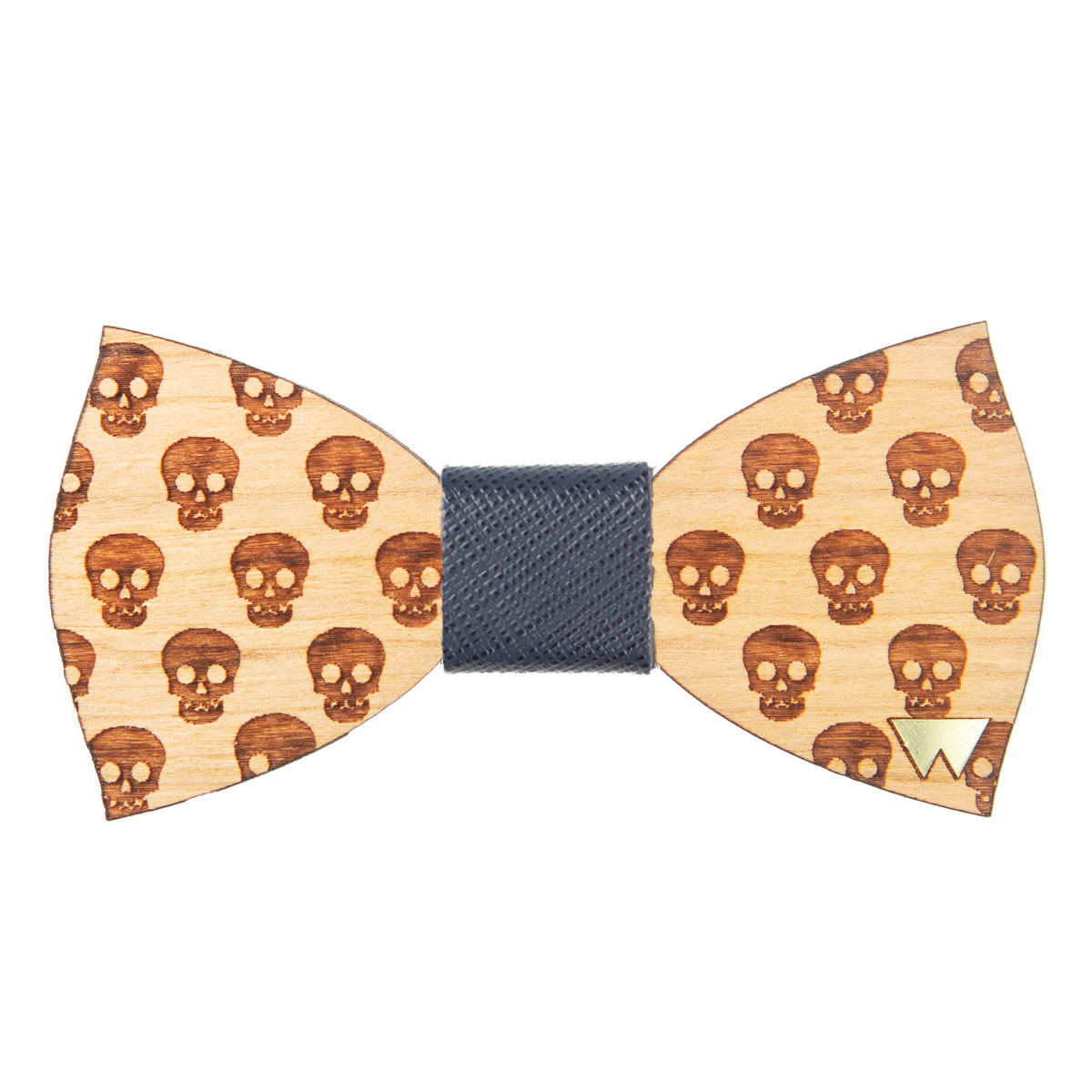 WOODILLON - Papillon in legno Skulls