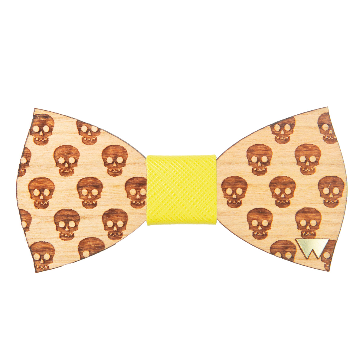 WOODILLON - Papillon in legno Skulls