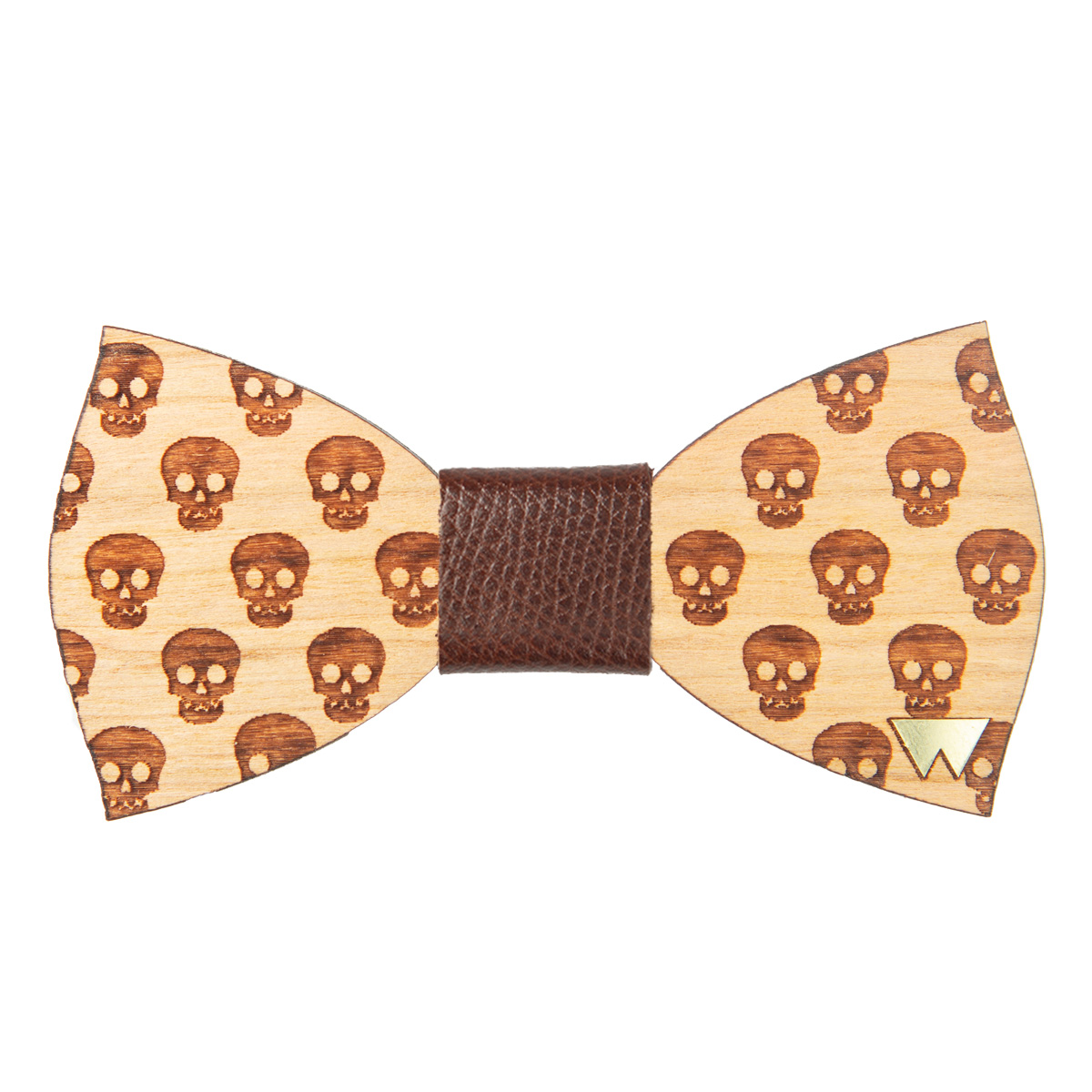 WOODILLON - Papillon in legno Skulls