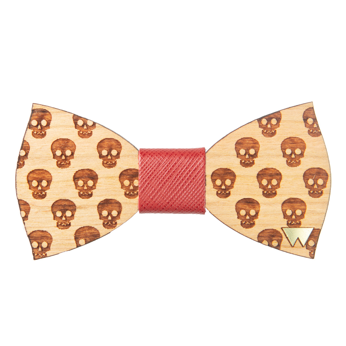 WOODILLON - Papillon in legno Skulls