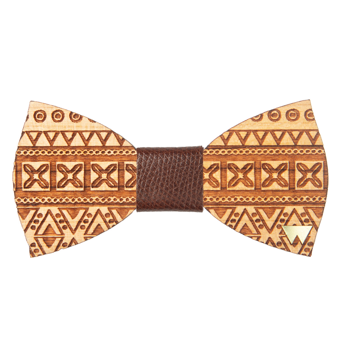 WOODILLON - Tribal Wooden Bow Tie