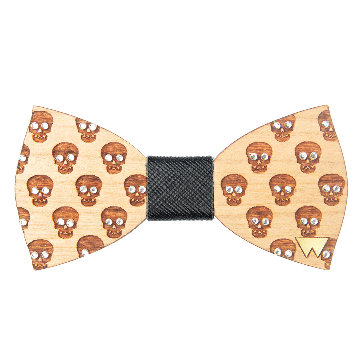 Woodillon- Papillon in legno Skulls Diamond