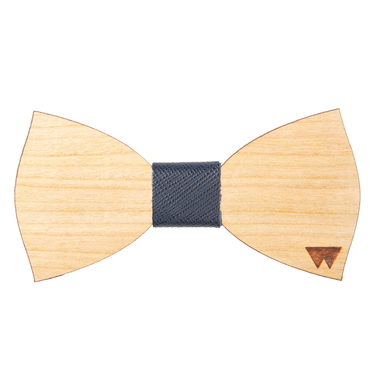 Papillon in legno ciliegio, marcato Woodillon
