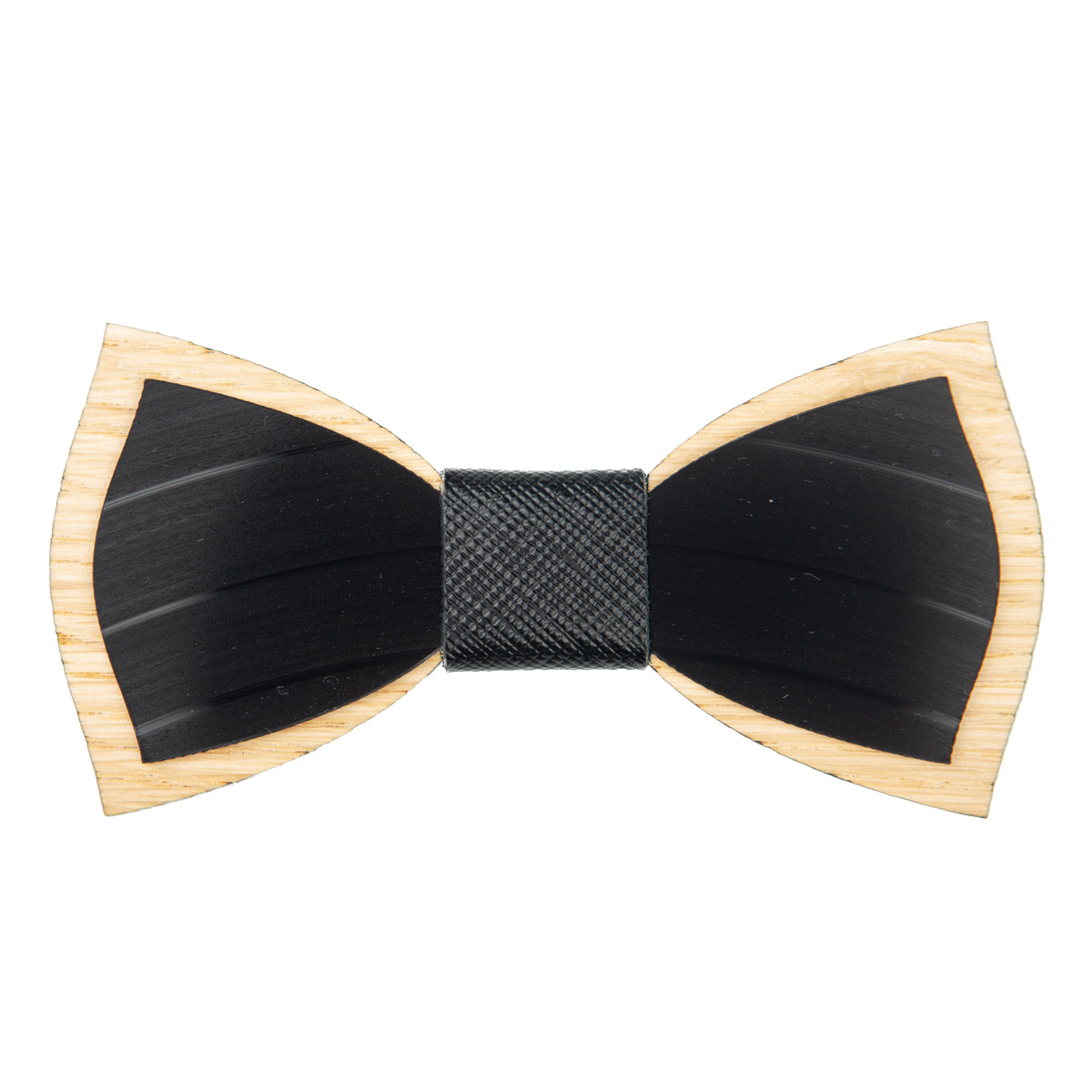 Papillon Vinyl, in legno di rovere e vinile.