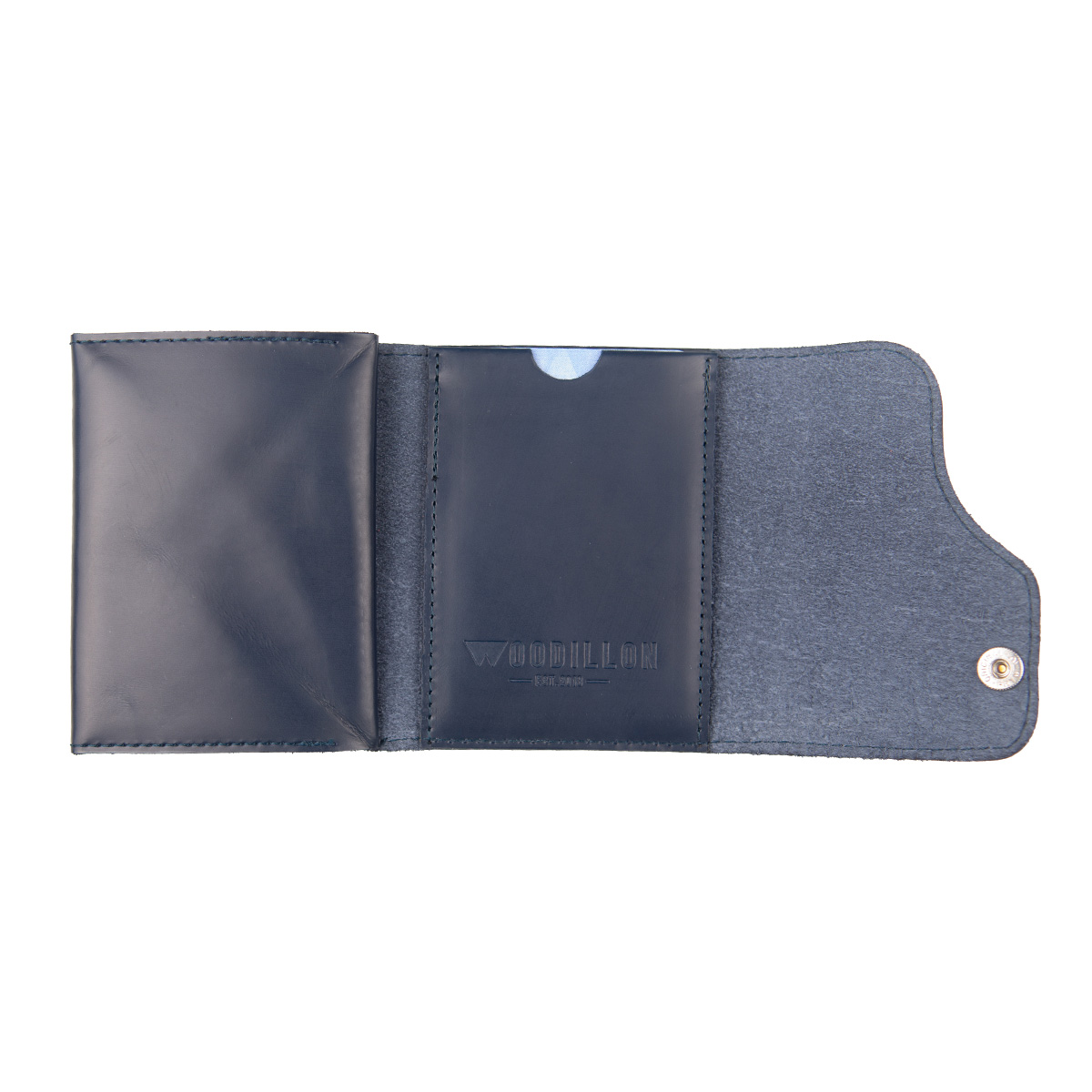 Portafoglio Cash Blue - WOODILLON