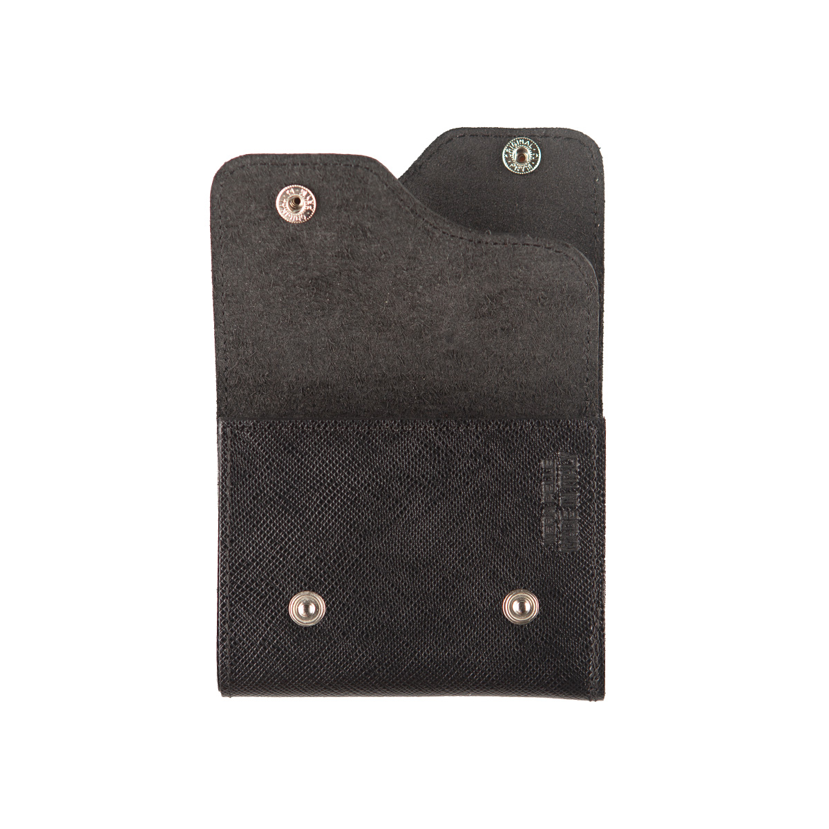 Portafoglio Cash Saffiano Nero - Woodillon
