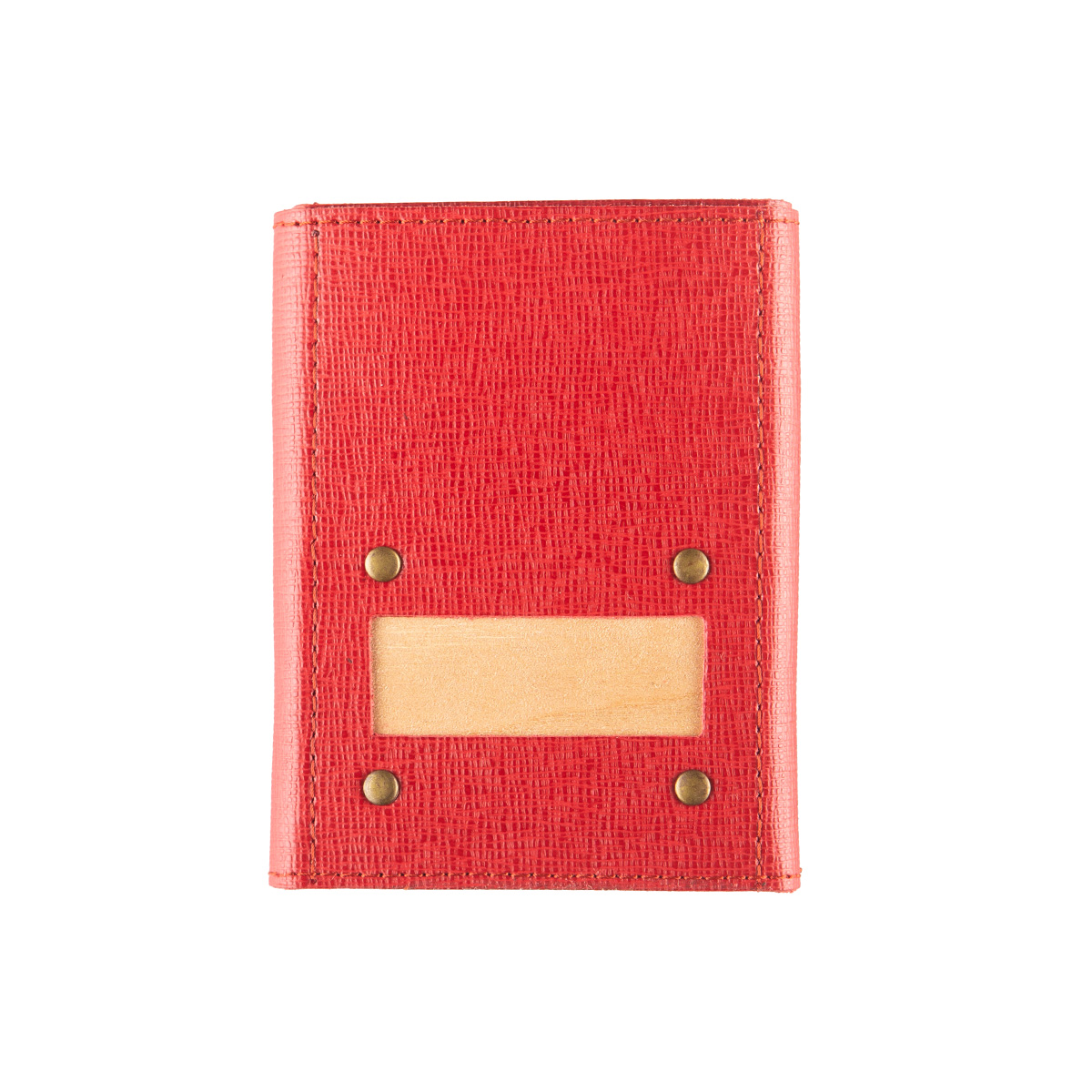Portafoglio Cash Saffiano Rosso - Woodillon