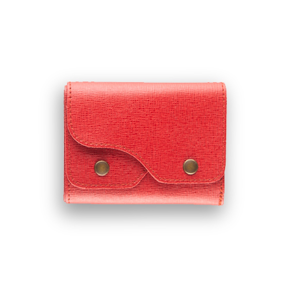 Portafoglio Cash Saffiano Rosso - Woodillon