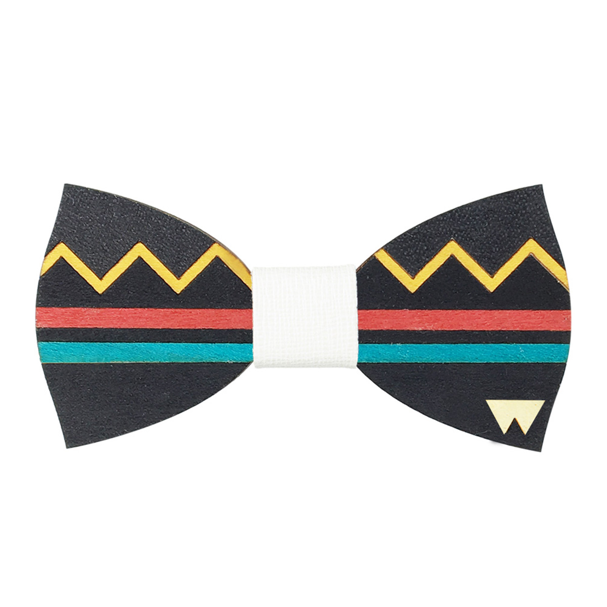 Papillon in legno Tribal Black - Woodillon