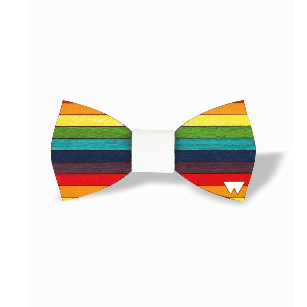 Pride Wooden Bow Tie - Woodillon