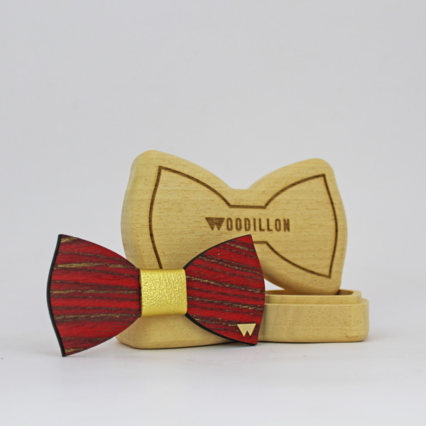 Baudelaire Wooden Bow Tie - Woodillon