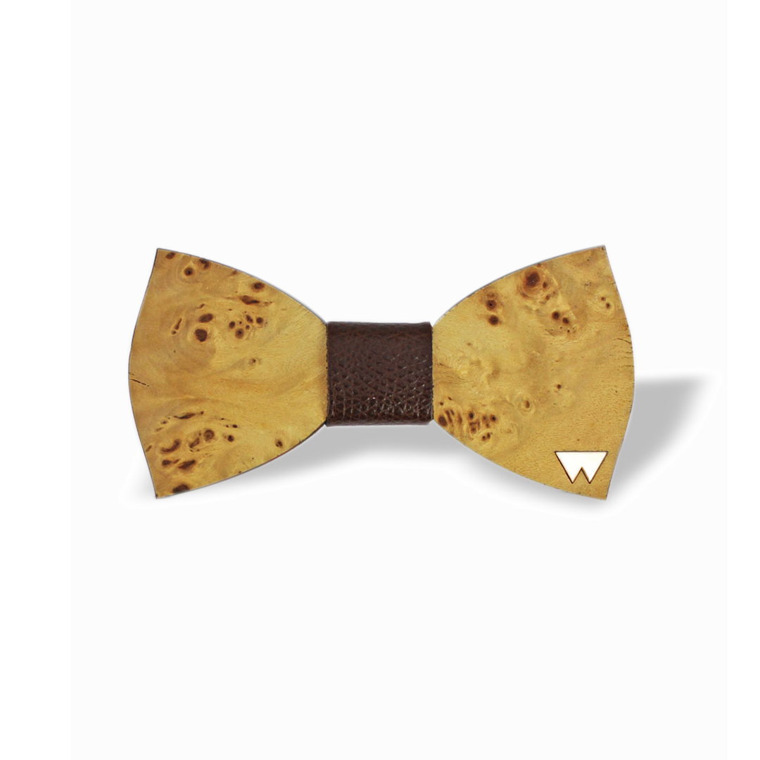 Wooden Bow Tie - Roosevelt - Woodillon